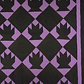 Quilt, Baskets pattern, Cotton, American
