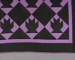 Quilt, Baskets pattern, Cotton, American