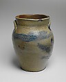 Jar, Paul Cushman (1767–1833), Stoneware, American