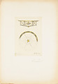 Design for ceiling fixture, Louis C. Tiffany (American, New York 1848–1933 New York), Gouache, colored pencil, and graphite on off-white tracing paper with vertical grain direction, on wove paper-faced and backed artist board, American