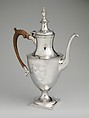 Coffeepot, Joseph Richardson Jr. (1752–1831), Silver, American