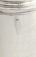 Chocolate Pot, Marked by W. N., Silver, American