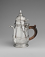 Chocolate Pot, Edward Winslow (1669–1753), Silver, American