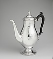 Coffeepot, John Vernon (1755–1845), Silver, American