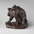 Bear Cub Grooming, Paul Wayland Bartlett (American, New Haven, Connecticut 1865–1925 Paris), Bronze, American