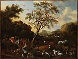 The Ark, Lodewijk Tieling (active ca. 1695-1700)  American, Oil on canvas, American