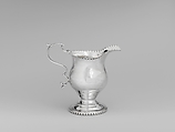 Creampot, Marked by I. T., Silver, American