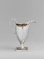 Creampot, Possibly by Stephen Reeves (active ca. 1767–76), Silver, American