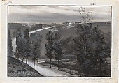 A Road in France, Arthur B. Davies (American, Utica, New York 1862–1928 Florence), Watercolor and gouache on off-white wove paper, American