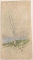 Spring Beauties, Arthur B. Davies (American, Utica, New York 1862–1928 Florence), Graphite and pastel on off-white wove paper, American