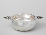 Covered Porringer, Marked by INK or IVK, Silver, American
