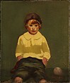 Boy with Baseball, George Luks American, Oil on canvas, American