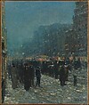 Broadway and 42nd Street, Childe Hassam  American, Oil on canvas, American