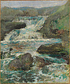 Horseneck Falls, John Henry Twachtman  American, Oil on canvas, American