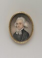 The Reverend Dr. Ezra Stiles, Samuel King  American, Watercolor on ivory, American