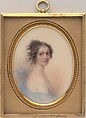 Rebecca Wetherill, George Hewitt Cushman, Watercolor on ivory, American