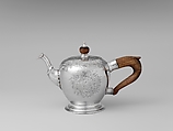 Teapot, Josiah Austin (1719/20–ca. 1780), Silver, American