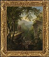 Kindred Spirits, Asher Brown Durand (American, Jefferson, New Jersey 1796–1886 Maplewood, New Jersey), Oil on canvas, American