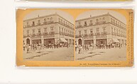Three Stereographs, Thomas Moran (American (born England), Bolton, Lancashire 1837–1926 Santa Barbara, California), Three stereographs, mounted at corners on archival paperboard backing framed in Plexiglas, American