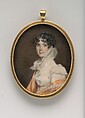 Mrs. Nathaniel Chapman (Rebekah Biddle), Benjamin Trott  American, Watercolor on ivory, American