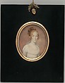 Mrs. Nathaniel Bowen (Margaret Blake), Jean Francois de la Vallee (active 1785–1815), Watercolor on ivory, American