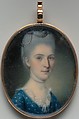 Mrs. Joseph Donaldson (Frances Johnston), Charles Willson Peale (American, Chester, Maryland 1741–1827 Philadelphia, Pennsylvania), Watercolor on ivory, American