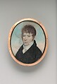 Portrait of a Gentleman, Raphaelle Peale American, Watercolor on ivory, American