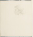 Portrait of a Woman, Thomas Wilmer Dewing (American, 1851–1938), Silverpoint on paper, mounted on pulp board, American