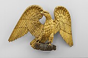 Eagle, Pine, oil gilding, iron, American