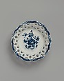 Openwork fruit basket, Manufactured by American China Manufactory (Philadelphia, Pennsylvania, 1770–1772), Soft-paste porcelain with underglaze blue decoration, American