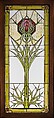 Window from the James A. Patton House, Designed by George Washington Maher (1864–1926), Leaded glass, American