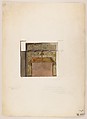 Suggestion for mosaic mantel facing / Mr. G. E. Hardy, Englewood, New Jersey, Louis C. Tiffany (American, New York 1848–1933 New York), Watercolor on paper, American