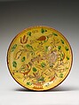 Plate, Attributed to Henry Troxel (active 1799–1829), Earthenware; Redware with sgraffito decoration, American