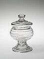 Sugar bowl, Boston & Sandwich Glass Company  American, Blown glass, American