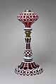 Lamp, Boston & Sandwich Glass Company  American, Blown and cut glass, American