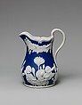 Pitcher, United States Pottery Company (1852–58), Parian porcelain, American