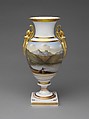 Vase, Probably decorated by Thomas Tucker (1812–1890), Porcelain, American