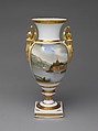 Vase, Probably decorated by Thomas Tucker (1812–1890), Porcelain, American