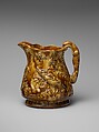 Pitcher, E. &amp; W. Bennett Pottery (American, Baltimore, Maryland 1847–1857), Earthenware, American