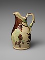 Pitcher, J. Eberly and Company, Earthenware with slip decoration, American