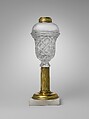 Candlestick, Lacy pressed glass