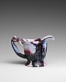 Cream pitcher, Possibly Challinor, Taylor and Company (1866–1891), Pressed glass, American