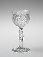 Wineglass, Libbey Glass Company  American, Blown, cut, and engraved glass, American