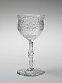 Wineglass, Libbey Glass Company  American, Blown, cut, and engraved glass, American