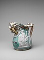 Pitcher, Union Porcelain Works (1863–1922), Porcelain, American