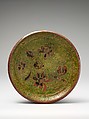 Plate, Attributed to John Neis (1785–1867), Earthenware; Redware with sgraffito decoration, American