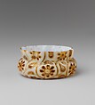 Bowl, Dalzell, Gilmore and Leighton (1885–1898), Blown-molded Onyx glass, American
