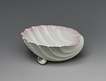 Footed Dish, Ott and Brewer (American, Trenton, New Jersey, 1871–1893), Porcelain, American