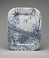 Platter, Willets Manufacturing Company (1879–1908), Earthenware, American