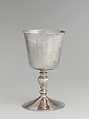 Wine cup, John Hull (1624–1683), Silver, American